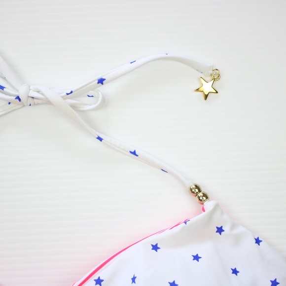 Victoria's Secret Striped Star Twisted Bikini Top - Picture 9 of 13